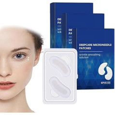 Malora Microglow Augenflecken, Everver Glowup Deep Care Microglow -Patches unter Augen, Malora unter Augenhändnissen für Falten, Hydratation und Beruhigung für Augenpflege (3set)