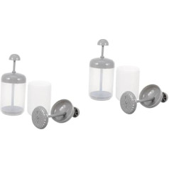 Pack of 4 Foamer Face Foam Manufacturer Bubble Foam Maker Foam Maker Foam Maker Face Wash Foam Maker Skin Care Pump Bottle PP Travel