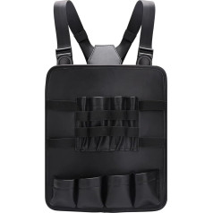 FJIXUO Friseur-Werkzeugtasche Friseur-Friseur-Werkzeugtasche, Haarschnitt-Werkzeug-Aufbewahrung, Brusttaschen, Salon-Leder, modische, funktionale Brust-Rigs-Tasche