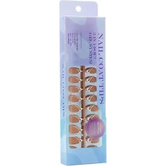 Soft Gels Nails Tips Press On Nails 3 In1 X Coat Tips 14 Größen Vorgefärbte Fake Nails Extensions French Nails Tips Geschenke