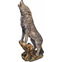 Design Toscano KY7966 Howling Lone Wolf Garden Statue