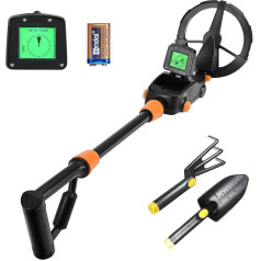 Metal Detector for Children, Adjustable Sensitivity Metal Detector Children with LCD Display and Waterproof Search Coil, Lightweight Metal Detector Children and Beginners for Metal Finding