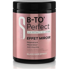B-TO' Professional Caviar Extract Hyaluronic Acid Sulfate Free Hair Care - Parabens - Formol Shine Mirror Effect Care Mask for Dry and Weakened Hair 1000ml