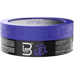 L3VEL3 Mens Cream Hair Gel 100ml