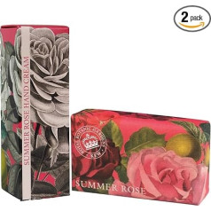 Royal Botanic Gardens KEW Hand Cream & Shea Butter Soap Gift Set - Summer Rose