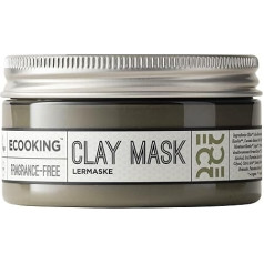 Clay Mask 100 ml - Deep Cleansing & Moisturising Treatment with Organic Sunflower Oil, Natural Vitamin E & Organic Cucumber Extract - Ideal for All Skin Types