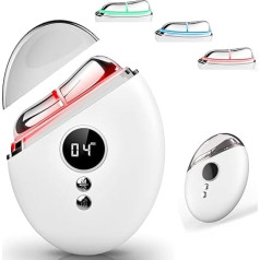 EMS Gua Sha, Face Massager Gua Sha Electric with Heat & Vibration, EMS Device Face with Red Light, Blue, Green, Face Lifting Device for Face, Anti Wrinkle Anti Ageing Devices