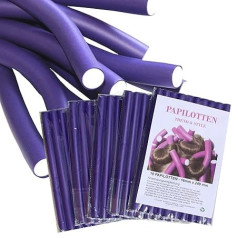 - 10 to 60 Foam Rollers, Diameter 16 x 240 mm, Flex Roller, Hairdressing Supplies for Curling Hair