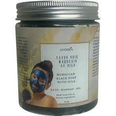 Morocco to Nila Black Soap 100% Natural Exfoliating - Intense Exfoliating