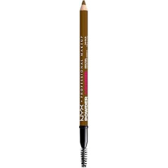 NYX Professional Makeup Eyebrow Pencil, Powder Louder Brow Pencil, with Volumising Microfibre for Fuller Looking Eyebrows, Vegan Formula, Blonde