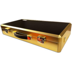 Professional Hairdressing Bag Makeup Stylist Pull Clippers Barber Salon Barber Box, gold, Travel