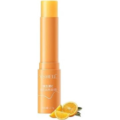 Vitamin C Lip Butter Moisturizing Crack Free Multipurpose Lip Butter Vitamin C Balm Lip Foundation Women Lip Lines Plumping Soft Lip Serum Care Gentle Exfoliating