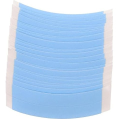 Pack of 108 Wig Double-Sided Tape Blue Front Support Tape C-shaped Wig Tape Lace Wigs Tape Lace Tape Front Toupee Tape Protein Hair Extensions Glue