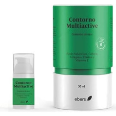 Ebers Multiactive Eye Contour, 30 ml, Bag and Dark Circles, Caffeine, Hyaluronic Acid, Collagen, Elastin and Vitamin E