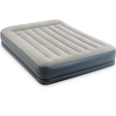 Intex Queen Cushion Rest Mid-Rise Air Bed with Fiber-Tech RP, Inflated Size: 152 cm x 203 cm x 30 cm (64118ND)