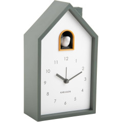 Karlsson [DL] Alarm Clock Modern Cuckoo Jungle Green