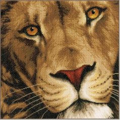 Lanarte Counted Cross Stitch KIT King of Animals (EVENWEAVE)