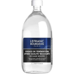 Lefranc & Bourgeois Purified Turpentine Oil Oil Paint in 1 Litre Bottle