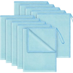 Glas-Poliertücher, ultrafeine Mikrofasertücher für Glas, Mikrofaser, Poliertuch, Staubwedel für Fenster, Spiegel, Auto, Windschutzscheibe, Badezimmer, Küche, Geschirr, 30 x 40 cm, 10 Stück