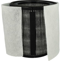 vhbw HEPA Filter H12 Compatible with Leifheit/Soehnle Airfresh Clean Connect 500 Air Purifier - Replacement Filter