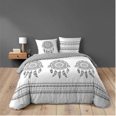 Douceur d'Intérieur Indian Dream 3 Piece Bedding Set (260 x 240 cm) 100 Percent Cotton