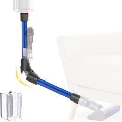 Telescopic Tube Compatible with Dyson V7 V8 V10 V11 V15 Wireless Vacuum Cleaner, Improved Quick Release Aluminium Tube for Underbed Cleaning Sofa Table (Blue)