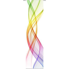 Home fashion FERROL Sliding Curtain Digital Print Fabric Multicoloured 245 x 60 cm