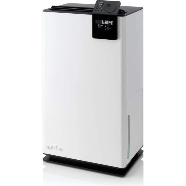 Stadler Form Albert Dehumidifier with Swivel Function, Hygrostat and Timer, White
