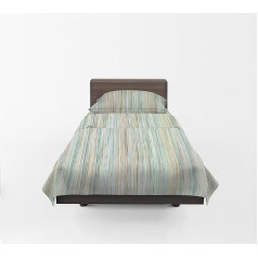 Guzzini Classic - Duvet Set Single Bed with Bed Linen Cotton 160 x 280 cm + 1 Fitted Sheet Mattress Protector 90 x 200 cm + 1 Pillowcase 50 x 80 cm, Bed Sheet Set, Pillowcase, Bed Linen