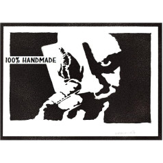 Yo. Poster Playing Card Bat. Poster Handmade Graffiti Street Art - Aesthetic Artwork Wall Decoration Living Room Wall Picture Bedroom Decoration Wall Pictures