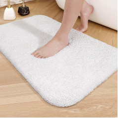 Colour & Geometry Non-slip bath mat, bath mat, bath mat, machine washable floor mat with soft microfibre for bathroom, toilet, kitchen, bedroom.