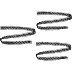 3 Pieces Lace Decorative Diamond Ribbon Wedding Ribbon Pearl Applique Glitter Ribbon Crystal Sewing Trim Glitter Crystal Applique Rhinestone Trim Decorative Rhinestone Ribbon