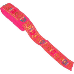 misppro 25 Yards Jacquard Border for Dress, Towel, Curtain, Cushion, Decoration