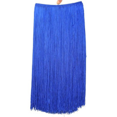 GIJMZY Fransenbesatz Spitze 10 Meter 50CM Lange Spitze Fransenbesatz Quaste Fransenbesatz for DIY Latein Kleid Bühne Kleidung Zubehör Spitze Band(Color12,5Meters)
