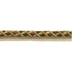 9 YARD Value Pack Large Brown Gold Baroque Collection 7/16 Cord with Lip Style # 0716BL Color: GOLDEN CHESTNUT – 5207 (27 ft/8 M)