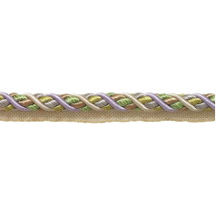 27 Yard Paket von großen lila gold Barock Kollektion 7/40,6 cm Cord w/Lip Stil # 0716bl Farbe: Winter Lila – 8426 (25 Meter/81 FT.)