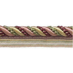 Large Cherry Red, Beige, Green 7/16