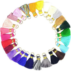 100Stücke Dekorative Quasten Anhänger für DIY Schmuck Stilvolle Accessoires für Armbänder Ohrringe und Mehr Handwerk und Dekoration