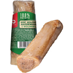 Pildīts kauls ar liellopu gaļu 150g suņiem