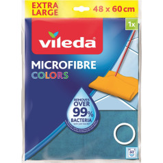 Mikrošķiedras krāsas grīdas lupatiņa 1 gab.