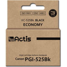 Partydeco Actis kc-525bk tinte (canon pgi-525gbk aizstājējs; standarta; 20 ml; melna)