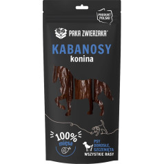 Paka Zwierzaka Kabanosy zirgs 3 gab (80g)