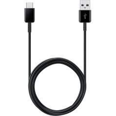 Samsung USB-A - USB-C 1,2 m kabelis - melns
