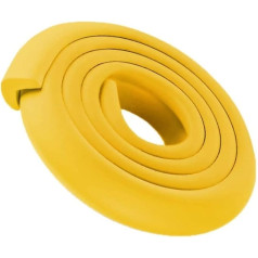 Kantenschutz, Schaumstoffschutzkanten, Kanteneckenschutz, Schreibtischkantenkissen, für Baby Kleinkind Sicherheitsschutzgurt + 10Eckenschutz Send Tape (weiß, gelb) Kollision verhindern (Farbe: Weiß,