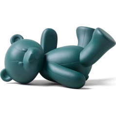 NENBOLEC Bear Decorative Figures Modern Sculpture Arts Animal Statue Gift Polyresin Green 28 cm