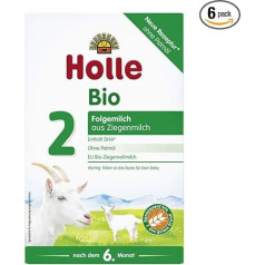 Holle - Organic Follow-up Milk 2 from Goat's Milk - 0.4 kg - Pack of 6