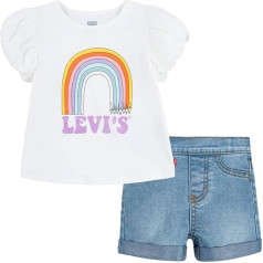 Levi's Baby Girl Lvg Checkerboard Iconic Short 1eh296 Sets