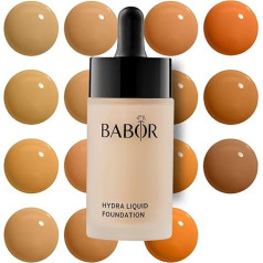 BABOR MAKE UP Hydra Liquid Foundation, Makeup for Dry Skin, with Hyaluronic Acid, Medium Strong Coverage, Long-Lasting, 1 x 30 ml