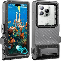 Waterproof Mobile Phone Case 7.0 Inch Underwater Waterproof Mobile Phone Case Waterproof Swimming Bathing for iPhone 16e 14 15 16 Pro 15 16 Plus 15 16 Pro Max Samsung S25 S24 S23 Ultra