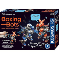 KOSMOS 621162 Boxing Bots - The Robot Duel, Toy Robot for Children from 10 Years, with Joystick and Hydraulic Technology that Control Robots, Experiment Box for Children from 10 Years